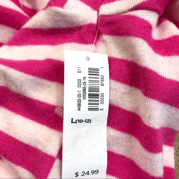 Old Navy Pink Stripe Crew Sweater Top - Picture 12 of 12